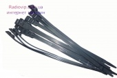 картинка Стяжки с фиксатором, многоразовые, 300х7,5мм, чёрные (100шт.) от интернет магазина Radiovip