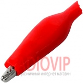 картинка Зажим тестерный малый красный от интернет магазина Radiovip