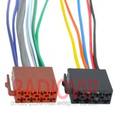 картинка Разъём автомагнитолы ISO (гнездо) 2шт., с кабелем от интернет магазина Radiovip