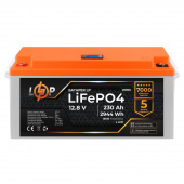 картинка Аккумулятор LP LiFePO4 для ИБП LCD 12V (12,8V) - 230 Ah (2944Wh) (BMS 100A/50A) пластик от интернет магазина Radiovip