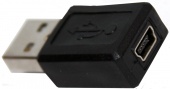 картинка Переходник штекер USB A- гн.mini USB 5pin от интернет магазина Radiovip