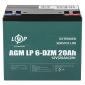 картинка Тяговий свинцево-кислотний акумулятор LP 6-DZM-20 Ah от интернет магазина Radiovip