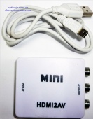 картинка Конвертор HDMI в RCA+CVBS Video HD-AVm от интернет магазина Radiovip
