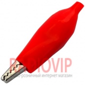 картинка Зажим тестерный большой  красный от интернет магазина Radiovip