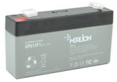 картинка Аккумуляторная батарея MERLION AGM GP613F1 6 V 1,3Ah от интернет магазина Radiovip