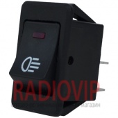 картинка Переключатель с подсветкой ASW-17D ON-OFF, 4pin, 12V, 35А, красный от интернет магазина Radiovip