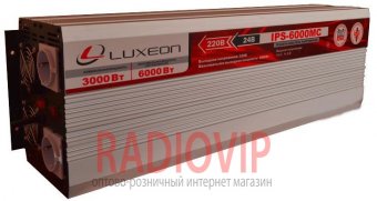 картинка Инвертор Luxeon IPS 6000MC 24v (с зарядным) от интернет магазина Radiovip