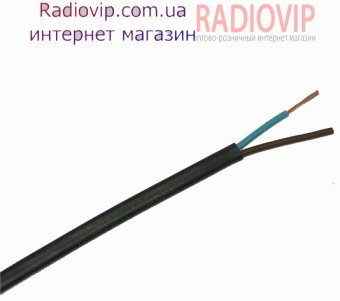картинка Кабель силовой ШВВП, медный, 2х0,75мм.кв. (гибкий), черный, 100м от интернет магазина Radiovip