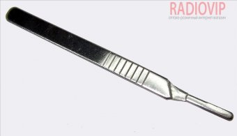 картинка Ручка для скальпеля скруглённая от интернет магазина Radiovip