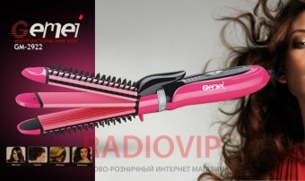 картинка Плойка для волос GEMEI GM-2922 от интернет магазина Radiovip