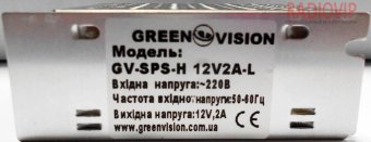 картинка Импульсный блок питания Green Vision GV-SPS-H 12V2A-L(24W) от интернет магазина Radiovip