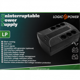 картинка ИБП LogicPower LP 650VA-6PS(455Вт) от интернет магазина Radiovip