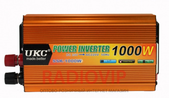 картинка Инвертор 24-220 UKC SSK-1000 1000W от интернет магазина Radiovip