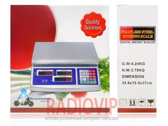 картинка Весы электронные торговые BITEK 55кг ACS-701 от интернет магазина Radiovip