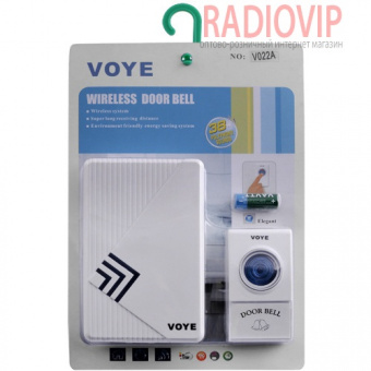 картинка Беспроводной дверной звонок VOYE V022A  от интернет магазина Radiovip