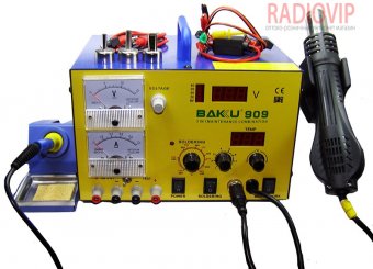 картинка Паяльная станция BAKU BK-909 от интернет магазина Radiovip
