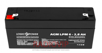 картинка Аккумуляторная батарея AGM LPM-6-2.8 AH от интернет магазина Radiovip