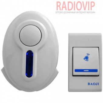 картинка Беспроводной дверной звонок BAOJI 620 DС от интернет магазина Radiovip