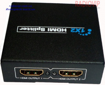 картинка Сплитер HDMI (1гн. HDMI- 2гн. HDMI) HD-SP102M от интернет магазина Radiovip