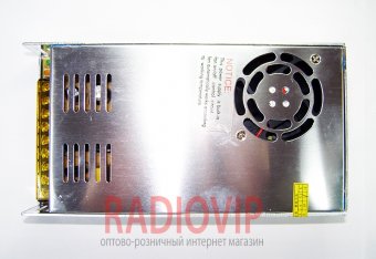 картинка Импульсный адаптер 24В 15А перфорированный от интернет магазина Radiovip