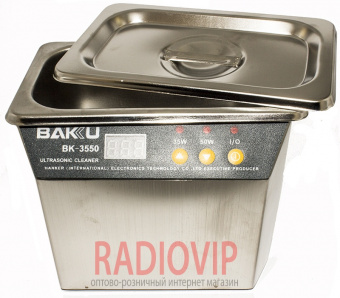 картинка Ультразвуковая ванна BAKU BK-3550 (0,5 литра) от интернет магазина Radiovip