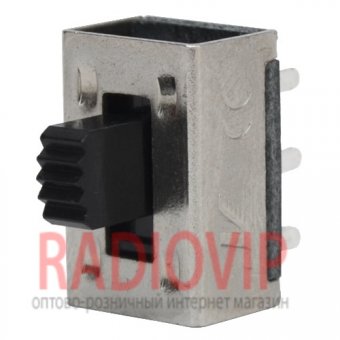 картинка Переключатель движковый KBB45-2P2W ON-ON, 6pin, 0,5A 250VAC от интернет магазина Radiovip
