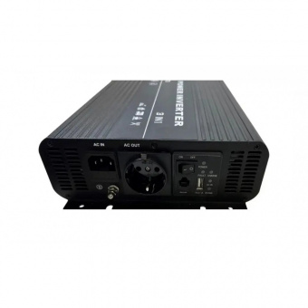 картинка Инвертор с чистой синусоидой 12V в 220V RSC1500P 1500W (макс.3000W) с зарядкой 20А + функция ATS от интернет магазина Radiovip