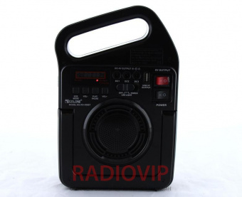 картинка Радио GOLON RX 499BT с солнечной зарядкой / MP3 / Bluetooth / фонарь / TF slot и USB разъем от интернет магазина Radiovip