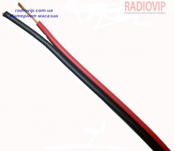 картинка Кабель питания 2жилы 14х0,12 (0,16мм.кв.)  красно-чёрный 100м от интернет магазина Radiovip