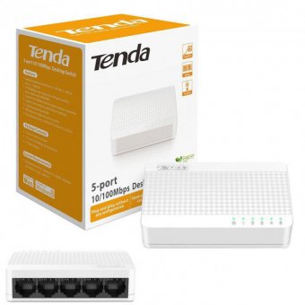 картинка Коммутатор Tenda S105 Ethernet 10/100 Мбит/сек от интернет магазина Radiovip