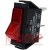 картинка Переключатель с подсветкой ASW-09D ON-OFF, 3pin, 12V, 20А, красный от интернет магазина Radiovip