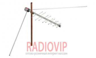 картинка Антенна наружная с усилителем МВ + ДМВ (ВОРОНА) аллюминивая от интернет магазина Radiovip