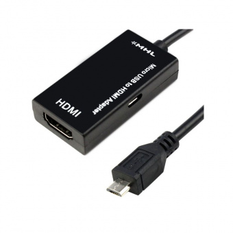 картинка Переходник MHL microUSB - HDMI с функцией заряда от интернет магазина Radiovip