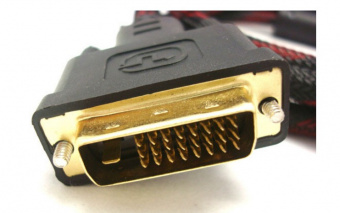 картинка Шнур шт. DVI(24+1) -шт. DVI(24+1), 1.5м. с ферритами от интернет магазина Radiovip