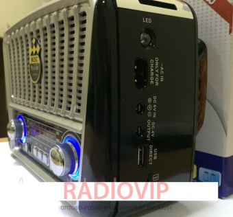 картинка Ретро радиоприёмник RX-455 USB/аккумулятор от интернет магазина Radiovip