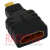 картинка Переходник шт.micro HDMI -гн.HDMI, gold, пластик от интернет магазина Radiovip