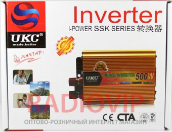 картинка Инвертор 24-220  UKC SSK-500 500W от интернет магазина Radiovip