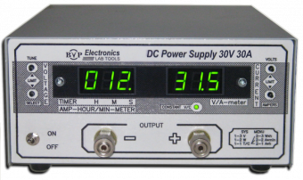 картинка Лабораторный блок питания BVP Electronics 30V 30A (1.0-30V; 0.3-30A) от интернет магазина Radiovip