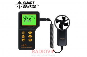 картинка AR826 Smart Sensor крыльчатый анемометр; от 0,3 до 45 м/с, измерение скорости и температур от интернет магазина Radiovip