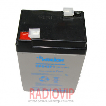 картинка Аккумуляторная батарея Merlion AGM GP645, 6v 4,5ah от интернет магазина Radiovip