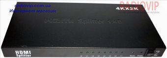 картинка Сплитер HDMI (1гн. HDMI- 8гн. HDMI) Full Version 1.4 HD-SP108N от интернет магазина Radiovip