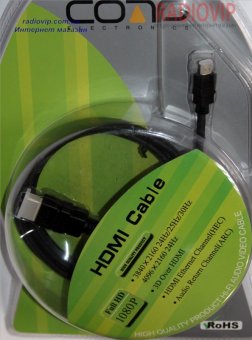 картинка Шнур шт.HDMI -шт.micro HDMI (1,4V), д.-4,5мм, gold, 1,5 от интернет магазина Radiovip