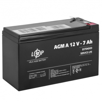картинка Аккумуляторная батарея AGM А 12V - 7 Ah от интернет магазина Radiovip