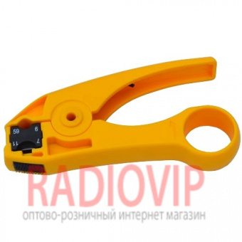 картинка Инструмент HT-351 для зачистки коаксиального кабеля RG-59,6,7,11 от интернет магазина Radiovip