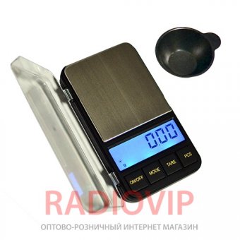 картинка Весы ювелирные 6285PA, 200г (0,01г)+чашка от интернет магазина Radiovip