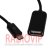 картинка Шнур OTG (гн.USB A- шт.micro USB 5pin), 0,2метра чёрный от интернет магазина Radiovip