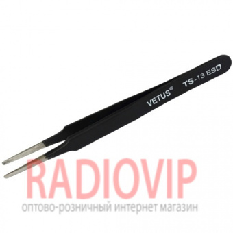 картинка Пинцет радиотехнический ESD, Vetus TS-13 от интернет магазина Radiovip
