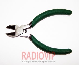 картинка Кусачки горизонтальные,зелёные ручки 115мм,Q30 от интернет магазина Radiovip