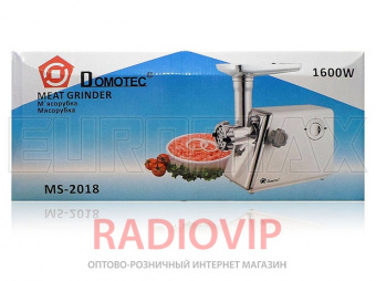картинка Мясорубка электрическая Domotec 1600Вт MS-2018 от интернет магазина Radiovip