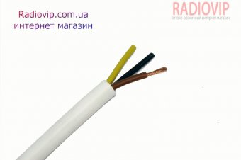 картинка Кабель силовой ПВС, медный, 3х2,5мм.кв. (гибкий), белый, 100м от интернет магазина Radiovip
